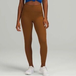 Lululemon 6 Swift Speed High-Rise Tight 28" Copper Brown ochre great condition